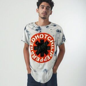 💕Red Hot Chili Peppers Tie-Dye T-Shirt L